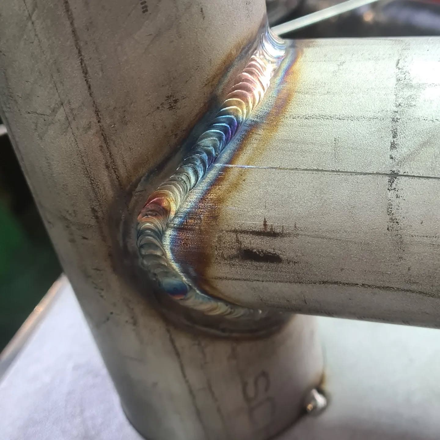 Man welding